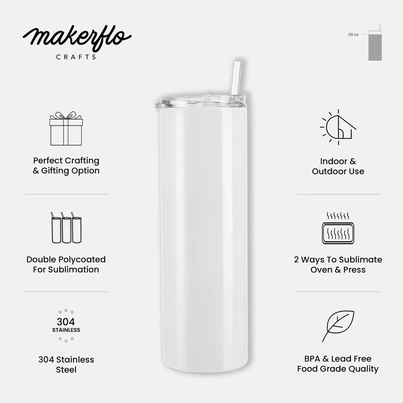 30oz Skinny Tumbler